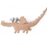 M1002 – Darling Rattle – Baby Yoshi Crocodile – 408 Coral – Main