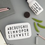 school start – White ABC-